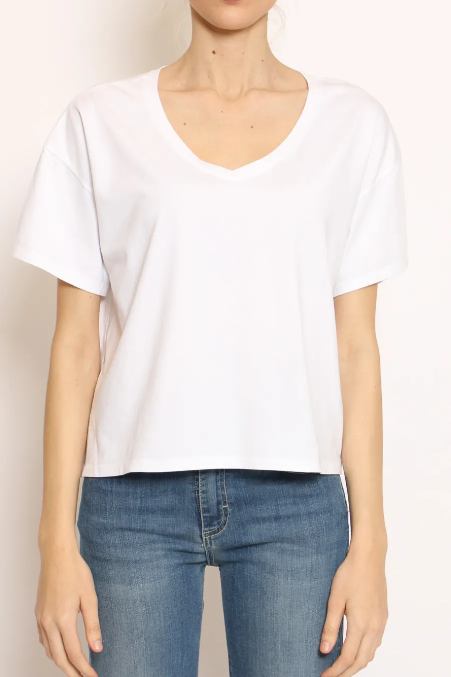 Zeroassoluto T-shirt scollo V mezza manica- T-Shirts E Top