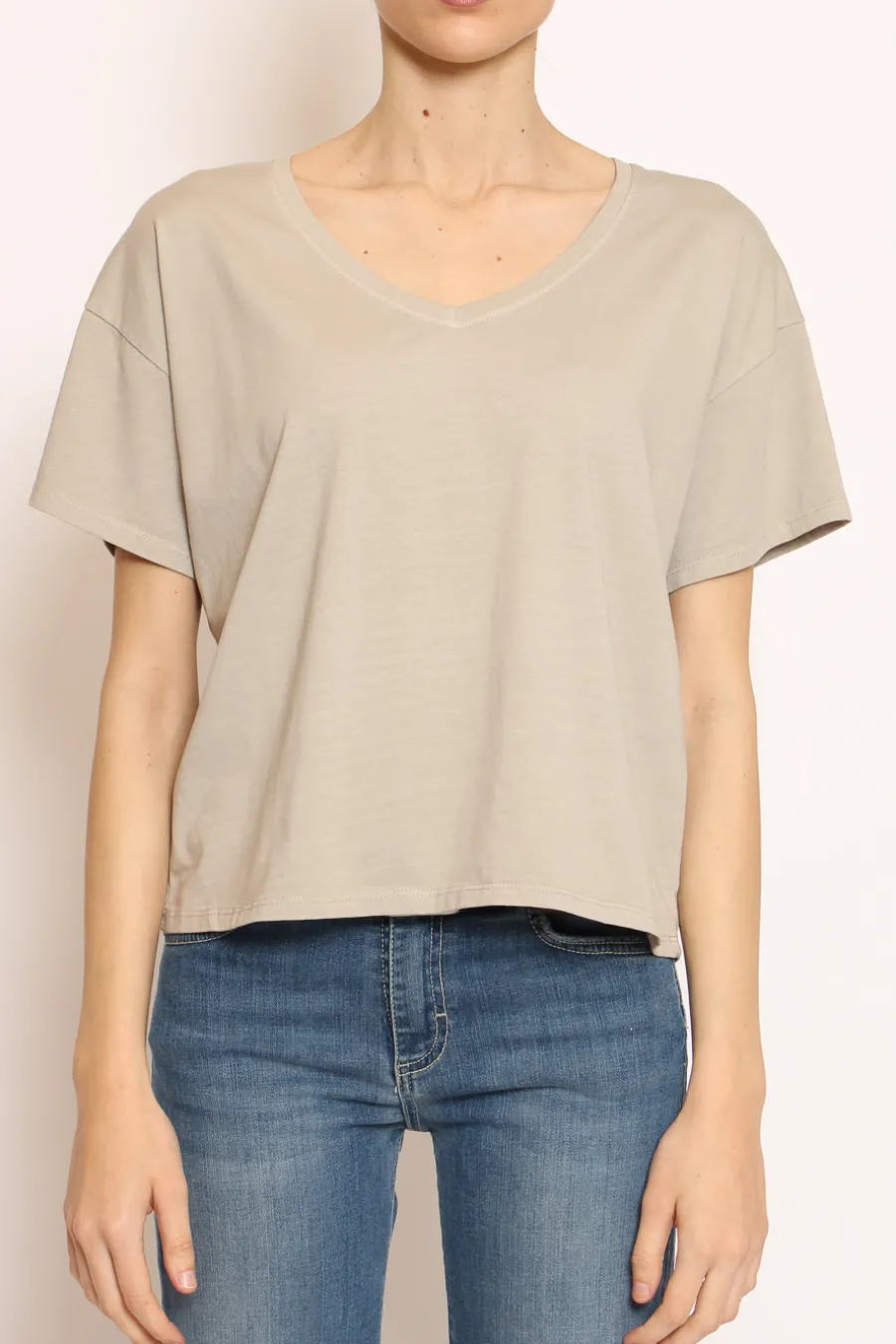 Zeroassoluto T-shirt scollo V mezza manica- T-Shirts E Top