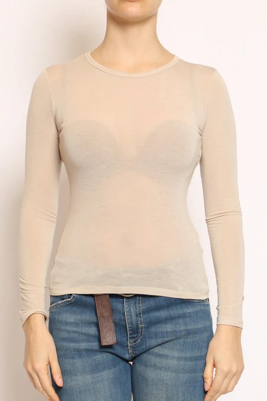 Zeroassoluto T-shirt elasticizzata misto seta- T-Shirts E Top