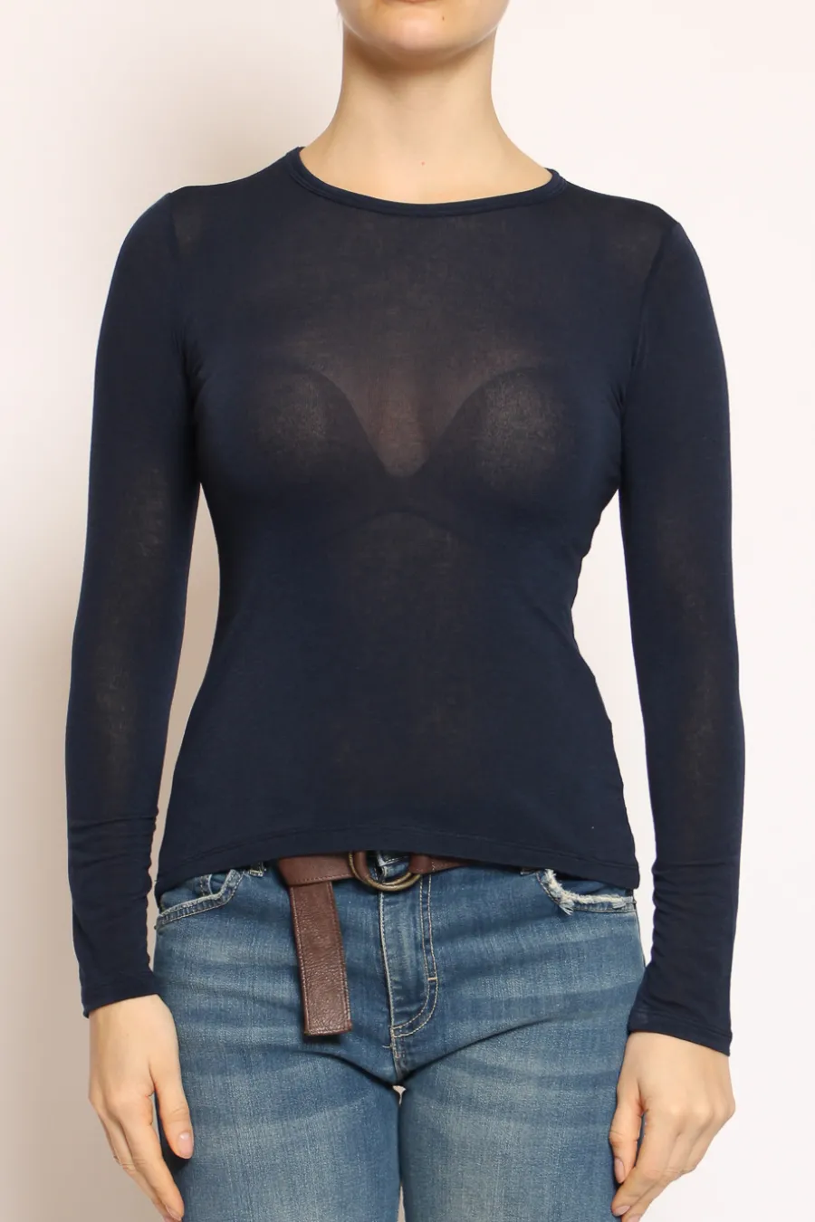 Zeroassoluto T-shirt elasticizzata misto seta- T-Shirts E Top