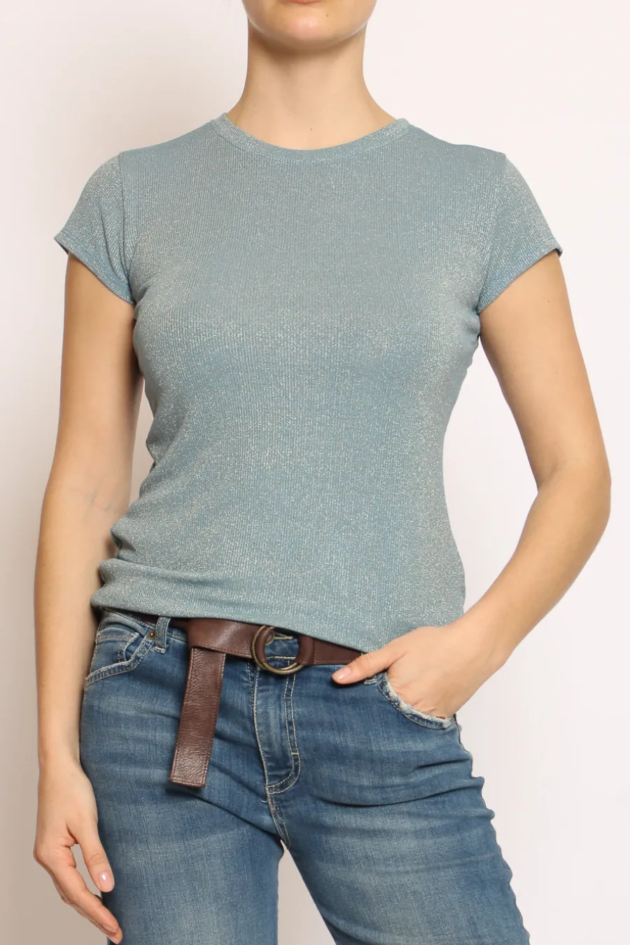Zeroassoluto T-shirt lurex- T-Shirts E Top