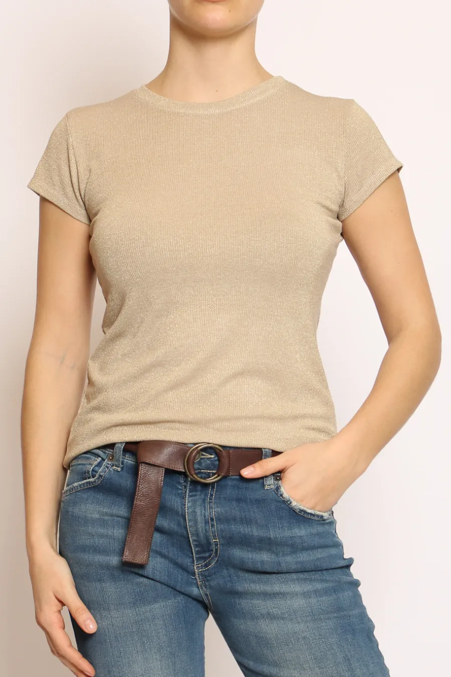 Zeroassoluto T-shirt lurex- T-Shirts E Top