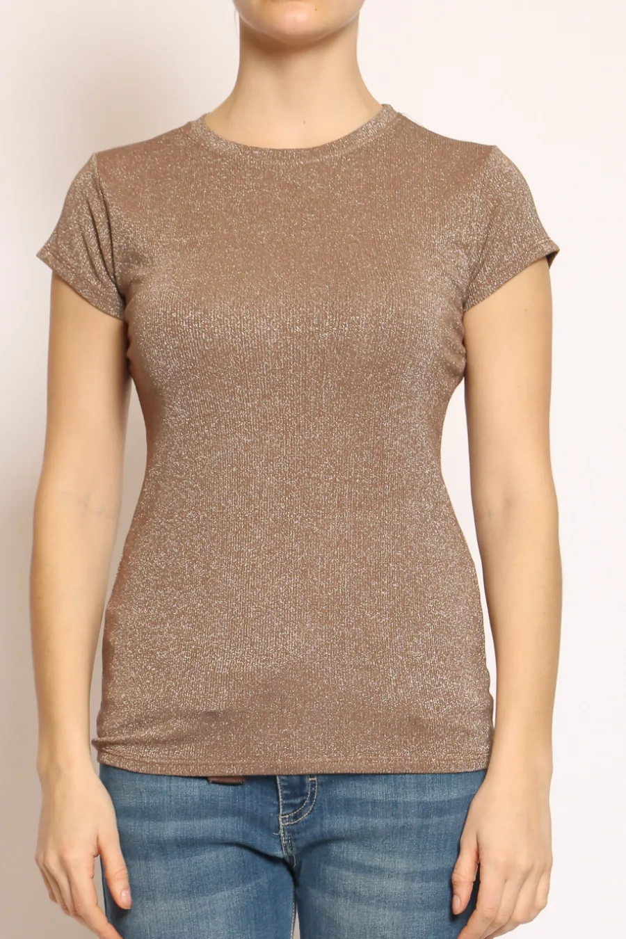 T-shirt lurex- T-Shirts E Top