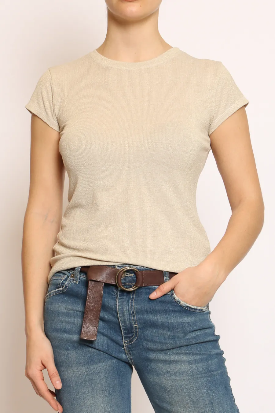 Zeroassoluto T-shirt lurex- T-Shirts E Top