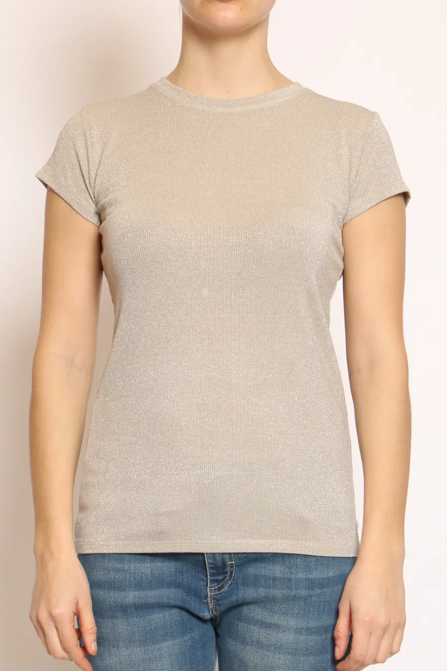T-shirt lurex- T-Shirts E Top