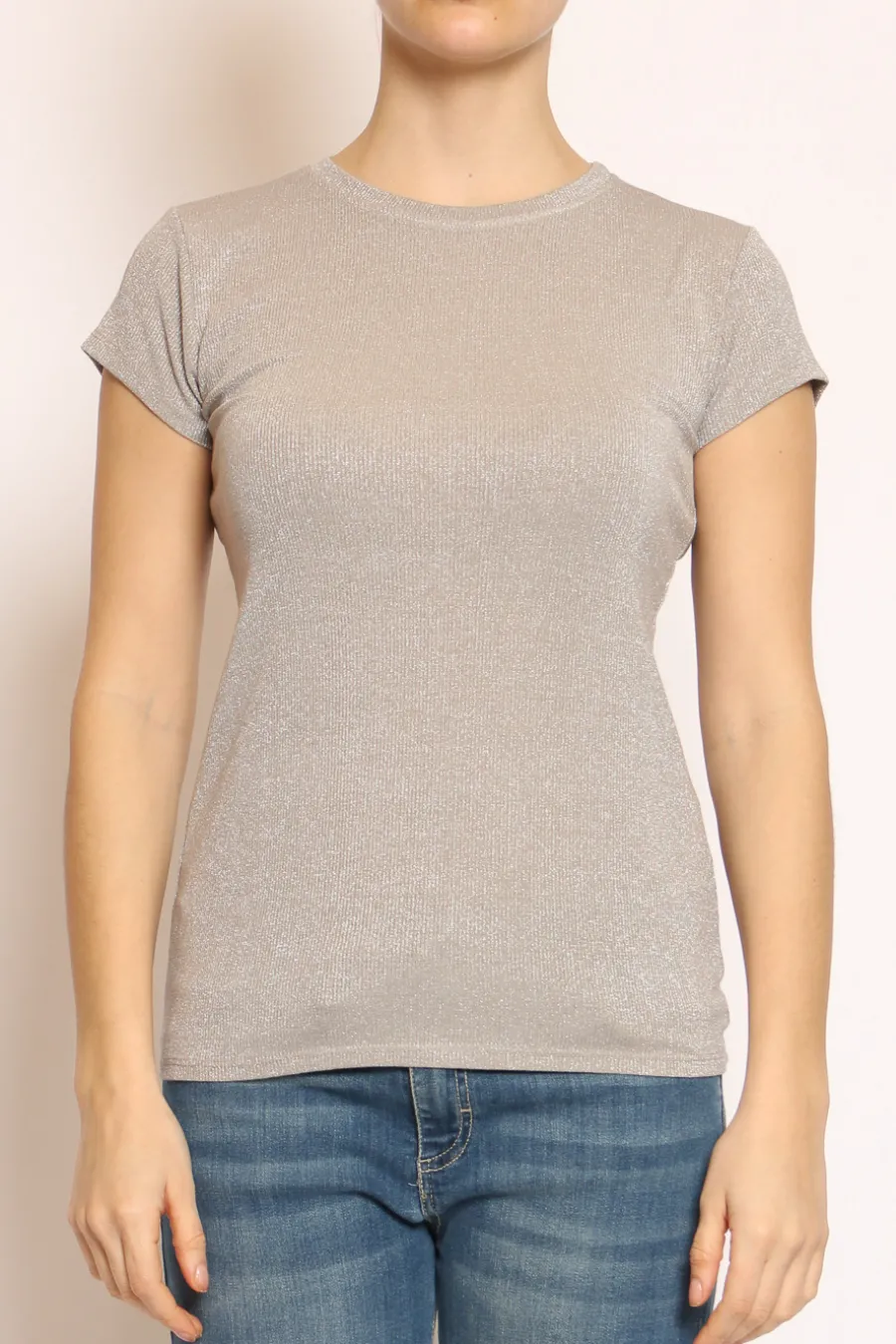T-shirt lurex- T-Shirts E Top