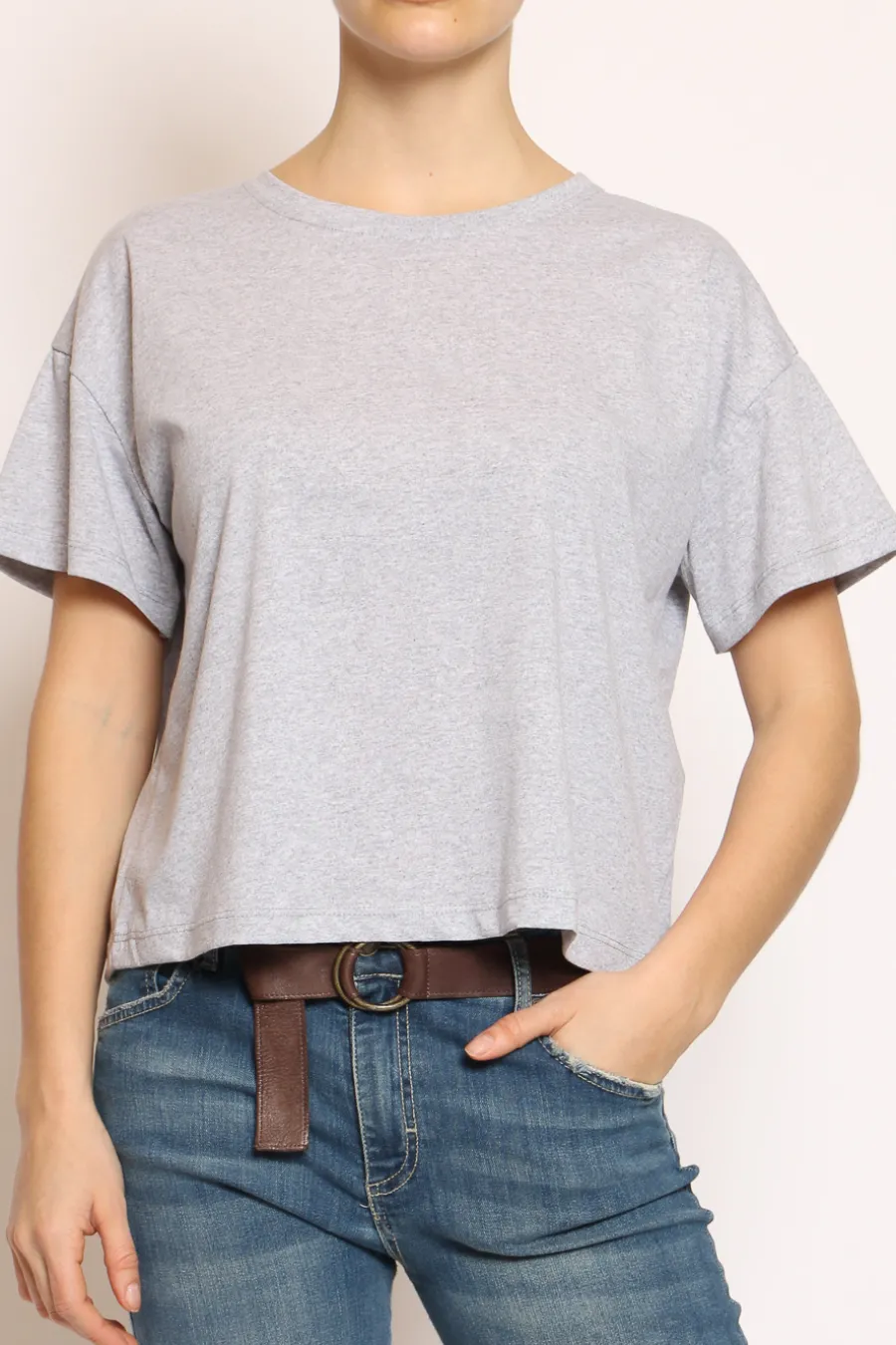 Zeroassoluto T-shirt scatola elasticizzata mezza manica- T-Shirts E Top