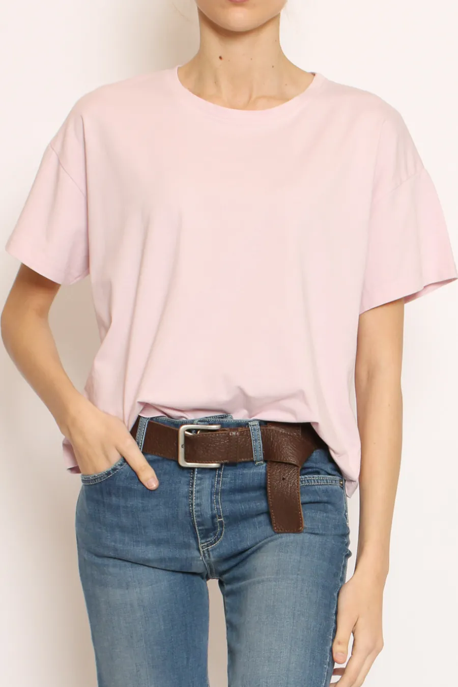 Zeroassoluto T-shirt scatola elasticizzata mezza manica- T-Shirts E Top