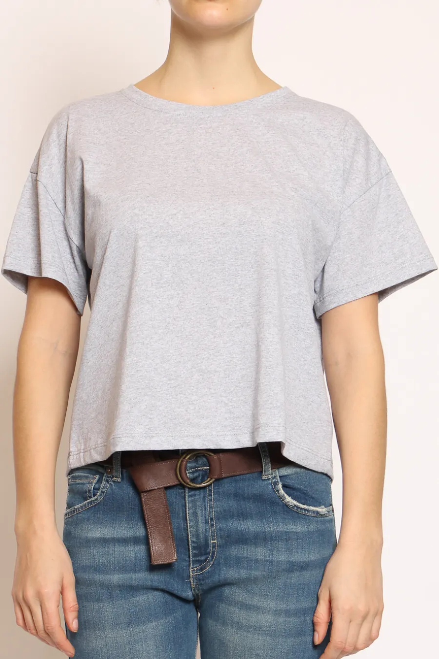 Zeroassoluto T-shirt scatola elasticizzata mezza manica- T-Shirts E Top