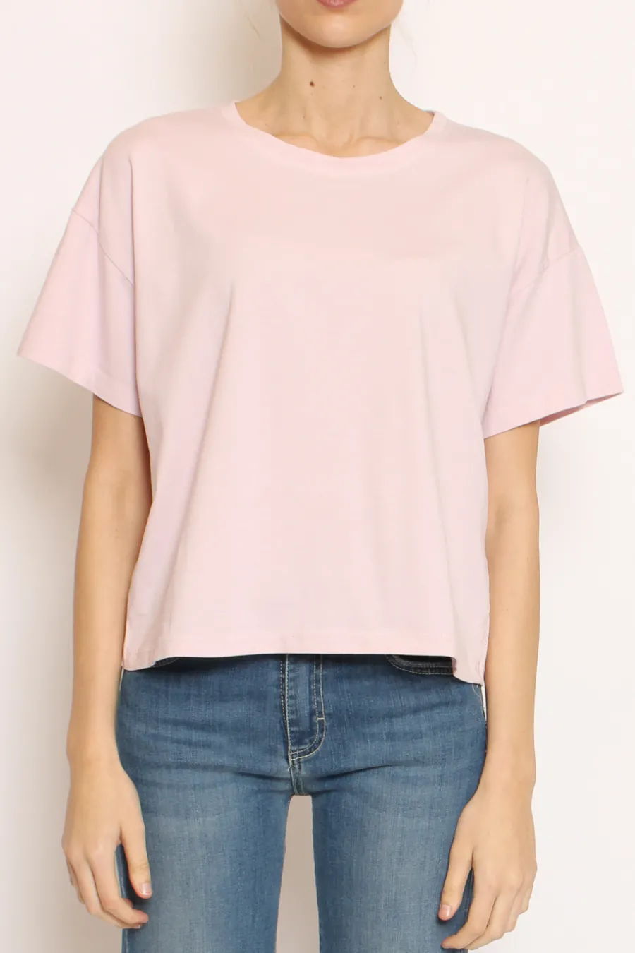 Zeroassoluto T-shirt scatola elasticizzata mezza manica- T-Shirts E Top