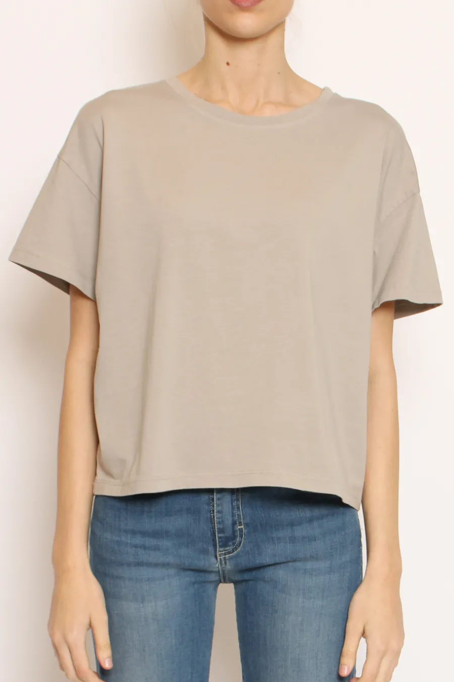 Zeroassoluto T-shirt scatola elasticizzata mezza manica- T-Shirts E Top