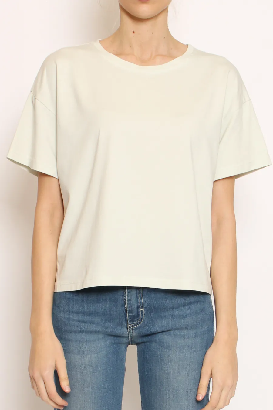 Zeroassoluto T-shirt scatola elasticizzata mezza manica- T-Shirts E Top