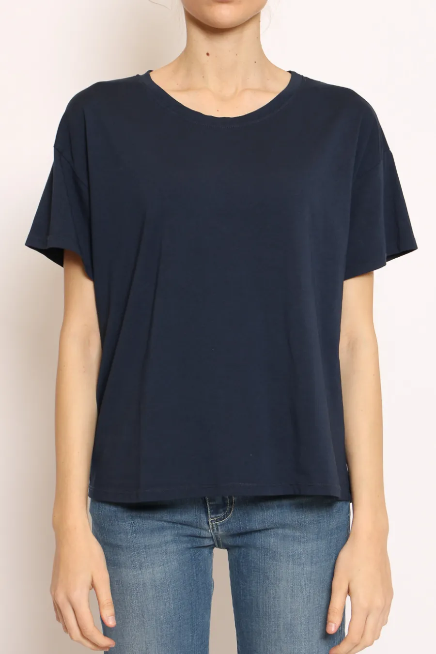Zeroassoluto T-shirt scatola elasticizzata mezza manica- T-Shirts E Top
