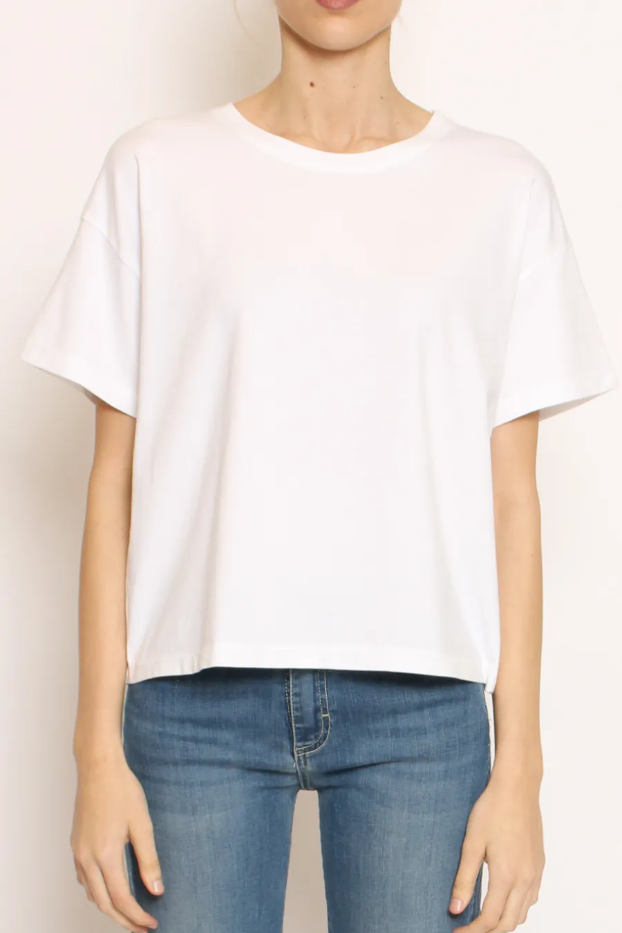 Zeroassoluto T-shirt scatola elasticizzata mezza manica- T-Shirts E Top