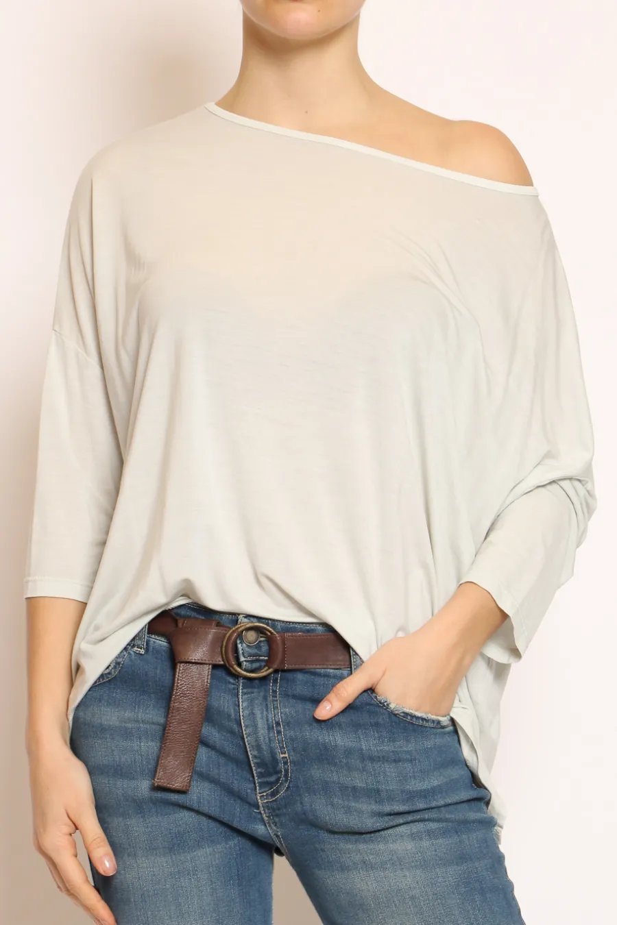 Zeroassoluto T-shirt scatola over 100%LYOCELL FIBRA NATURALE- T-Shirts E Top | Maglie