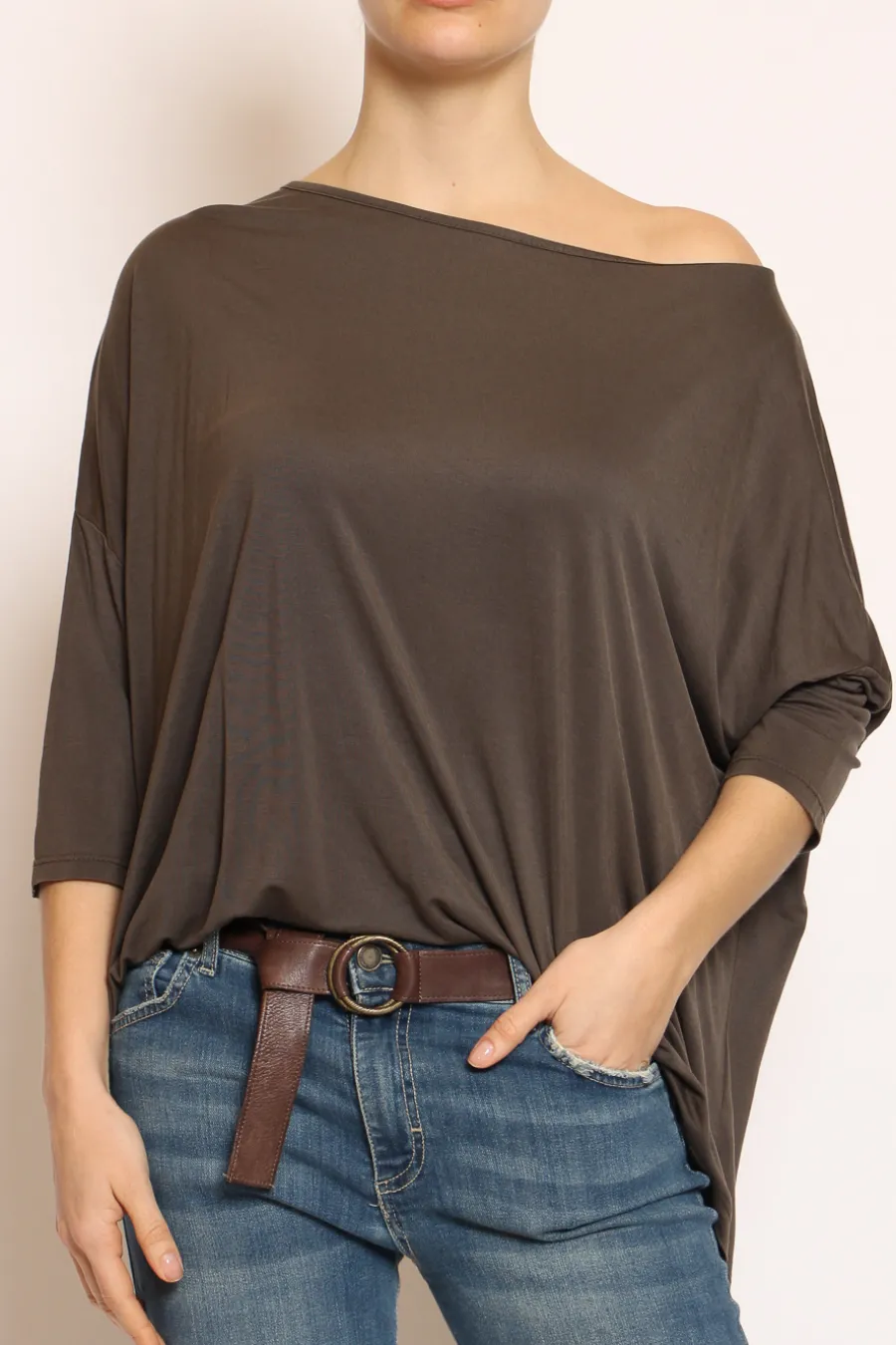 Zeroassoluto T-shirt scatola over 100%LYOCELL FIBRA NATURALE- T-Shirts E Top | Maglie