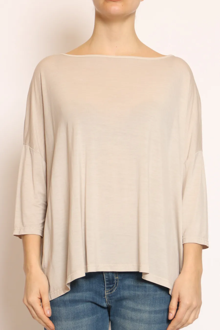 Zeroassoluto T-shirt scatola over 100%LYOCELL FIBRA NATURALE- T-Shirts E Top | Maglie