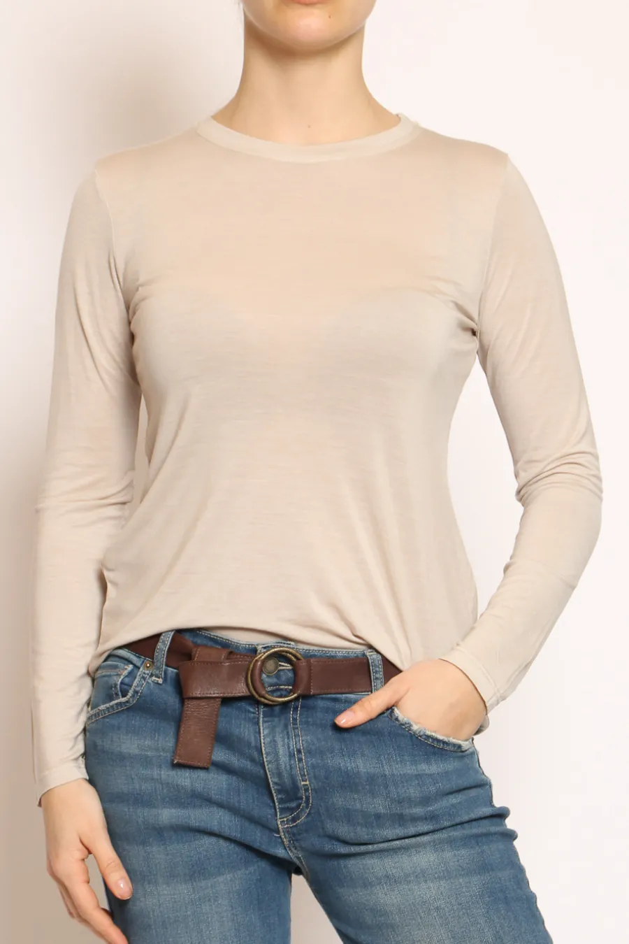 Zeroassoluto T-shirt slim fit 100% LYOCELL FIBRA NATURALE- T-Shirts E Top