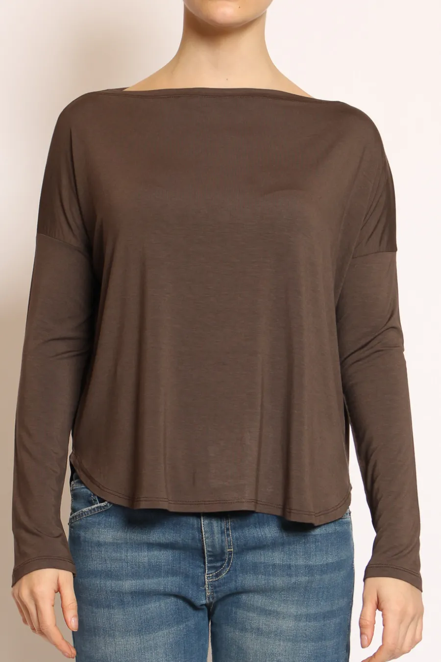 Kontatto T-shirt stondata- T-Shirts E Top